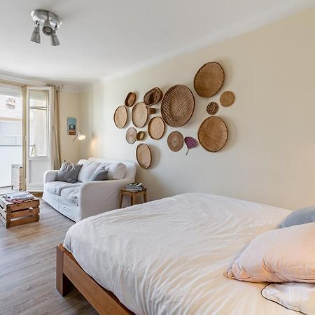 Studio avec balcon, plage à 50m, proche Vieux Port Marselha Exterior foto