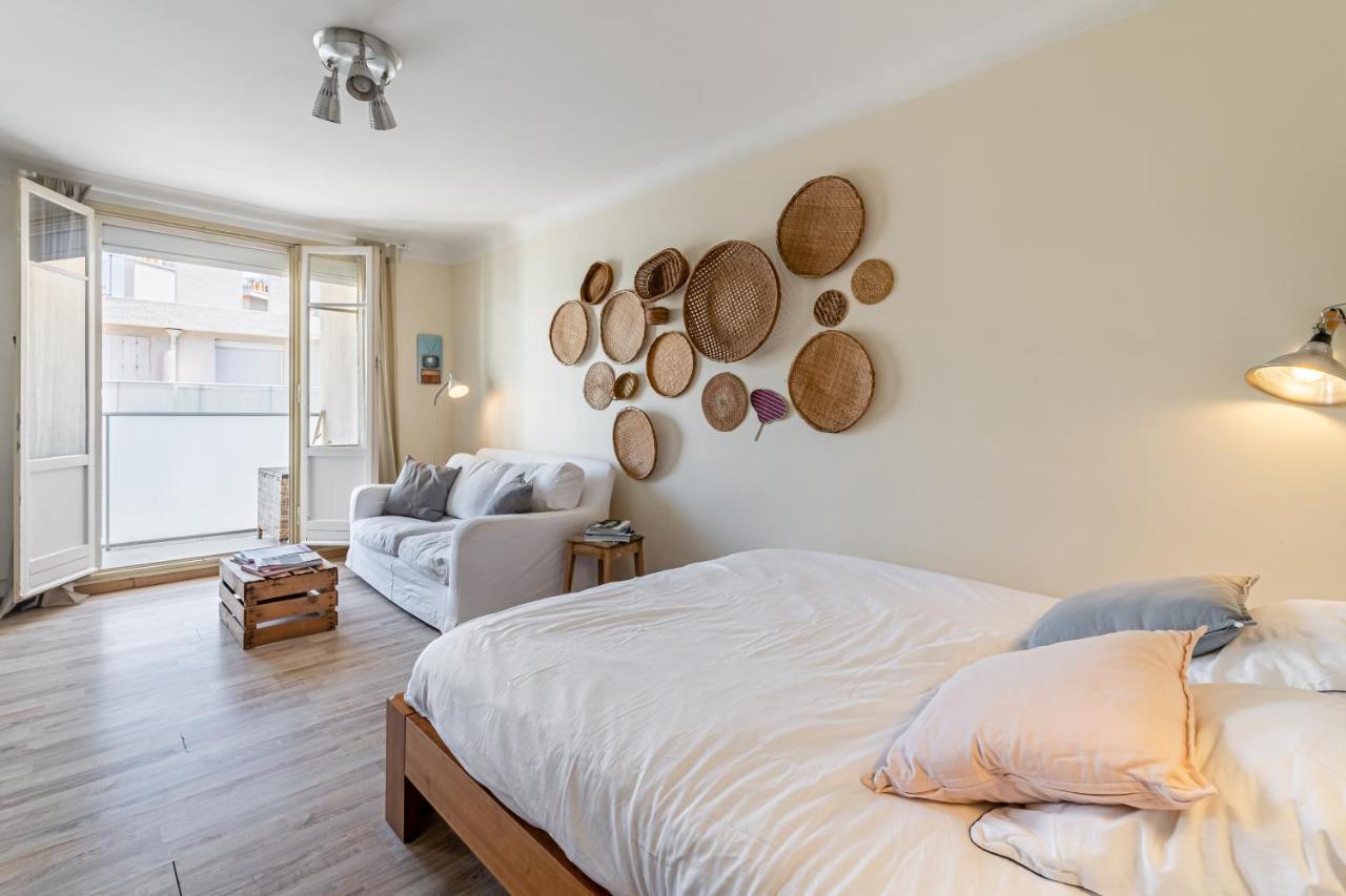 Studio avec balcon, plage à 50m, proche Vieux Port Marselha Exterior foto