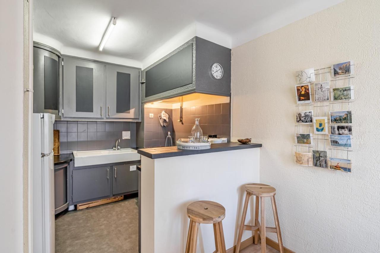 Studio avec balcon, plage à 50m, proche Vieux Port Marselha Exterior foto