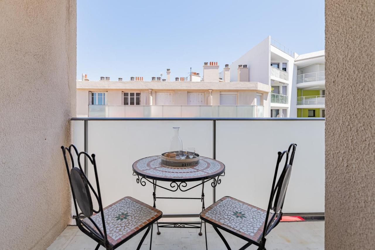Studio avec balcon, plage à 50m, proche Vieux Port Marselha Exterior foto