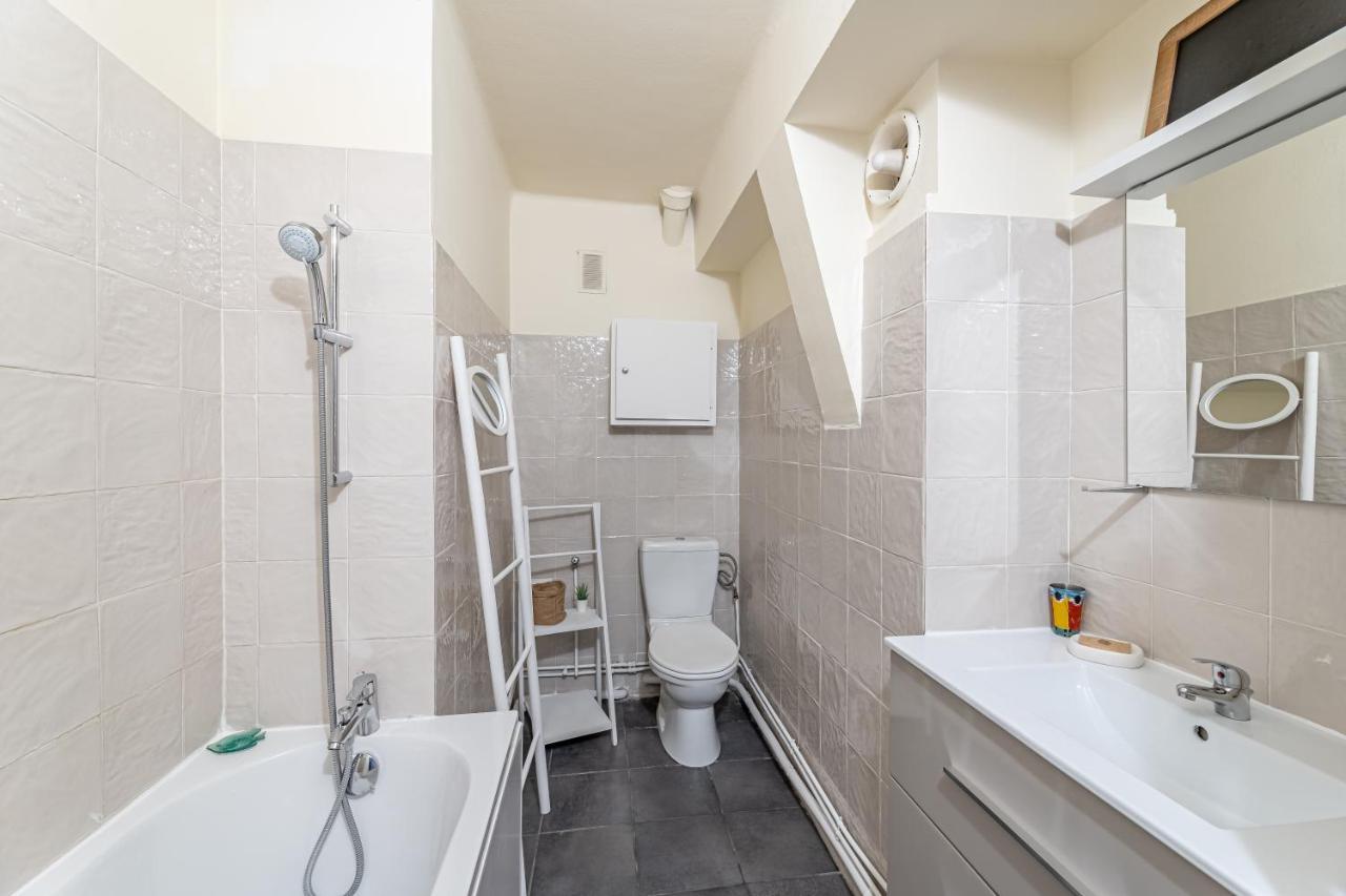 Studio avec balcon, plage à 50m, proche Vieux Port Marselha Exterior foto